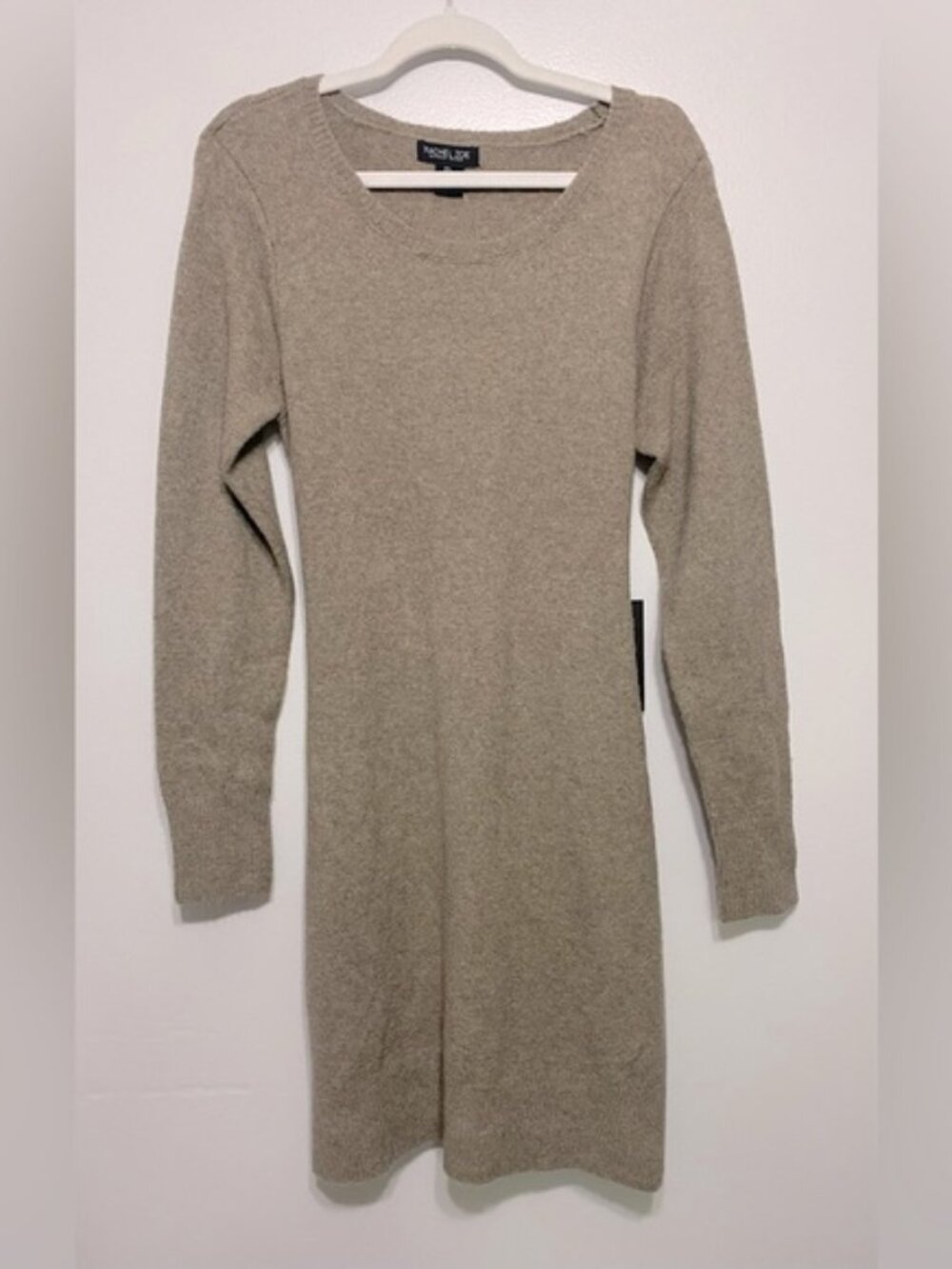 Rachel Zoe Long Sleeve Dress in Beige